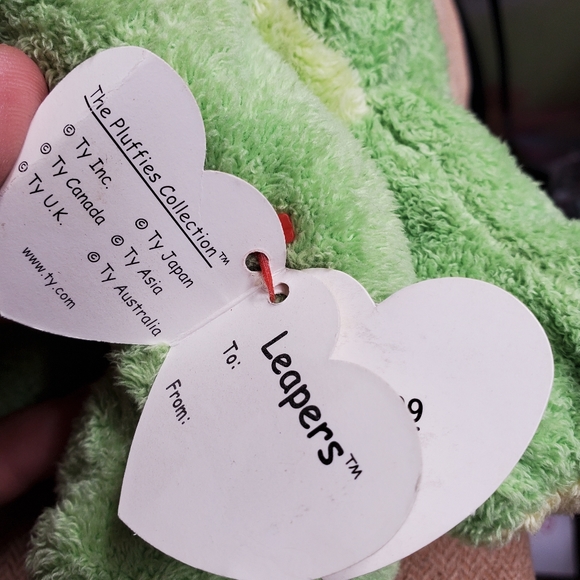2016 Ty Pluffies Leapers the frog - Picture 8 of 9